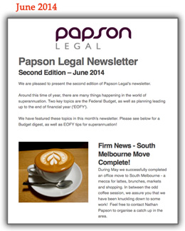 Papson Newsletter June 2014
