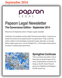 Papson Newsletter September 2014