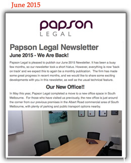 Papson Newsletter December 2014