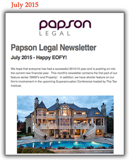 Papson Newsletter January 2015